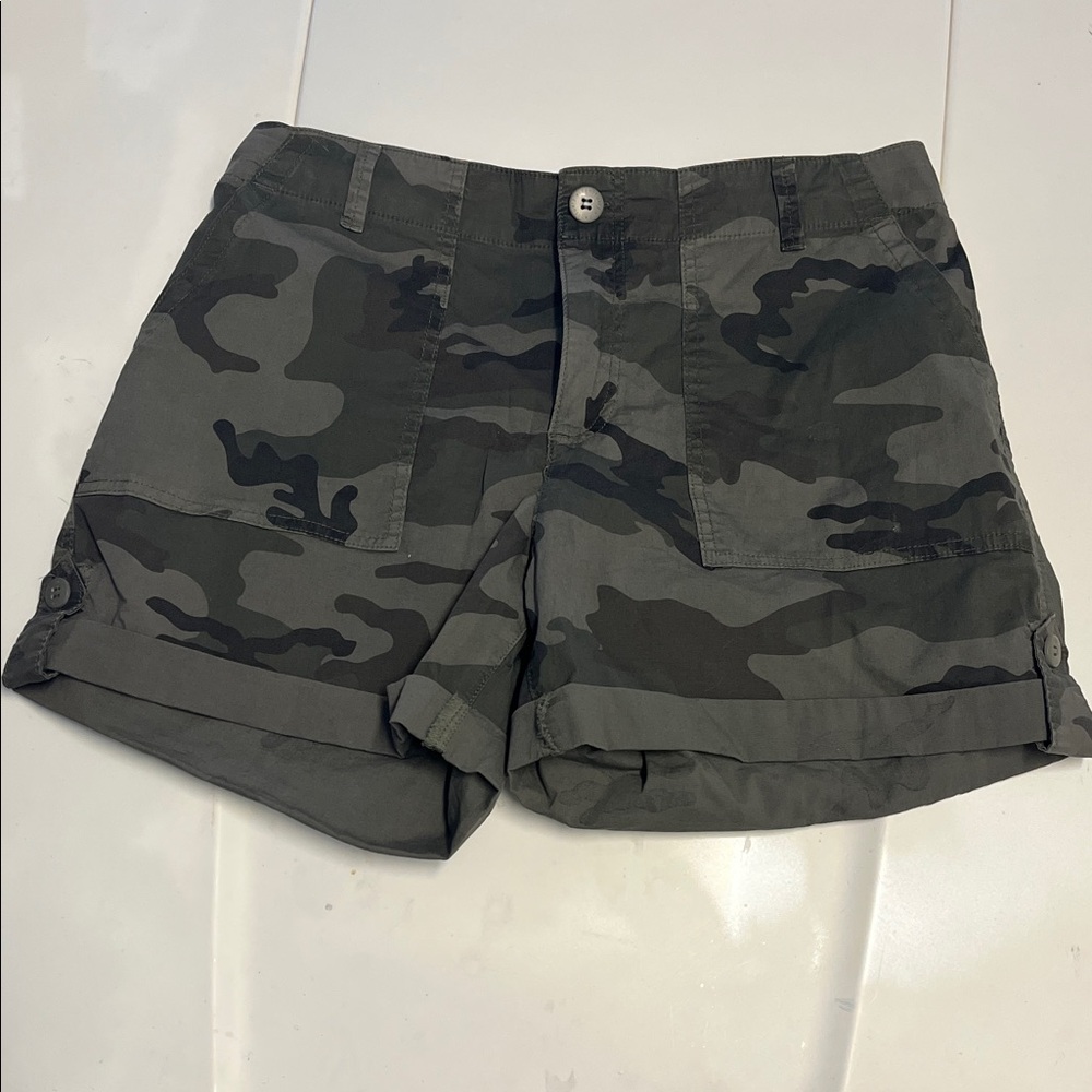 Sanctuary Camouflage Cargo Shorts